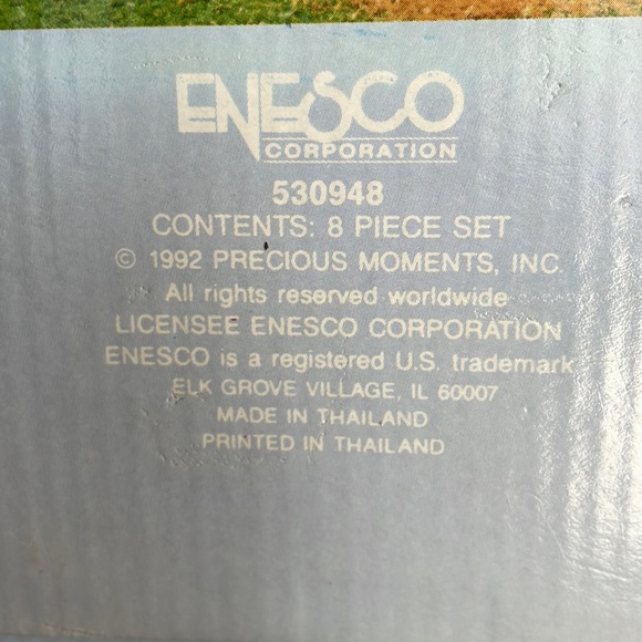 New Enesco Precious Moments Two by Two Noah's Ark 8 Pieces Complete Set 530948 - Picture 2 of 15